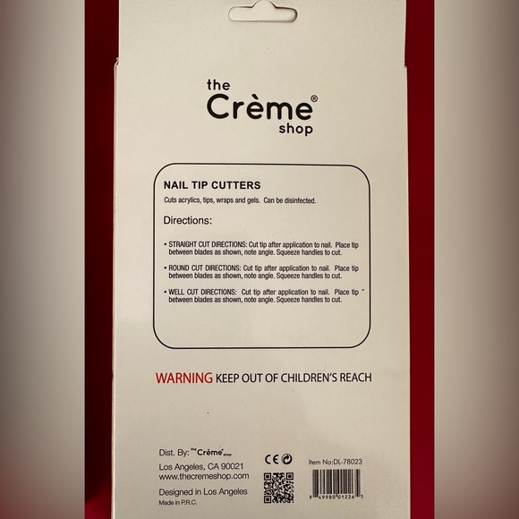 The Crème Shop - Professional Nail Top Cutters ! (Set of 2) New in box !! - Picture 2 of 2